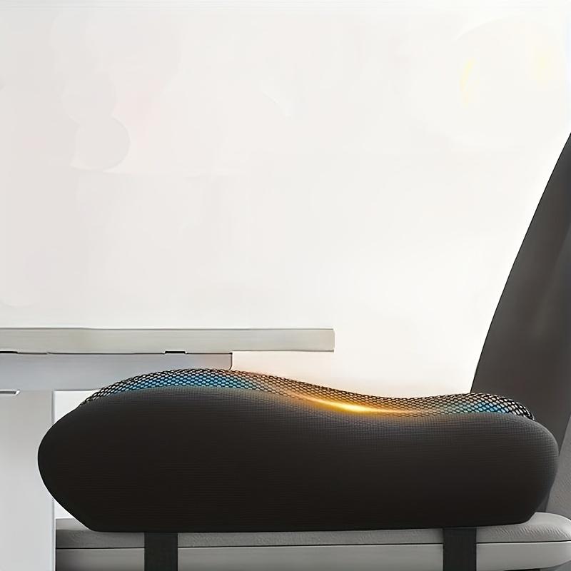 1pc Slow-Rebound Memory Foam Chair Armrest Cushion, Height-Increasing Armrest Pad for Long Hours of Sitting, Office Chair and Gaming Chair Sponge Seat