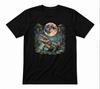 Alligator Moon Funny Moonlit Crocodile Animal Lover Black T-shirt