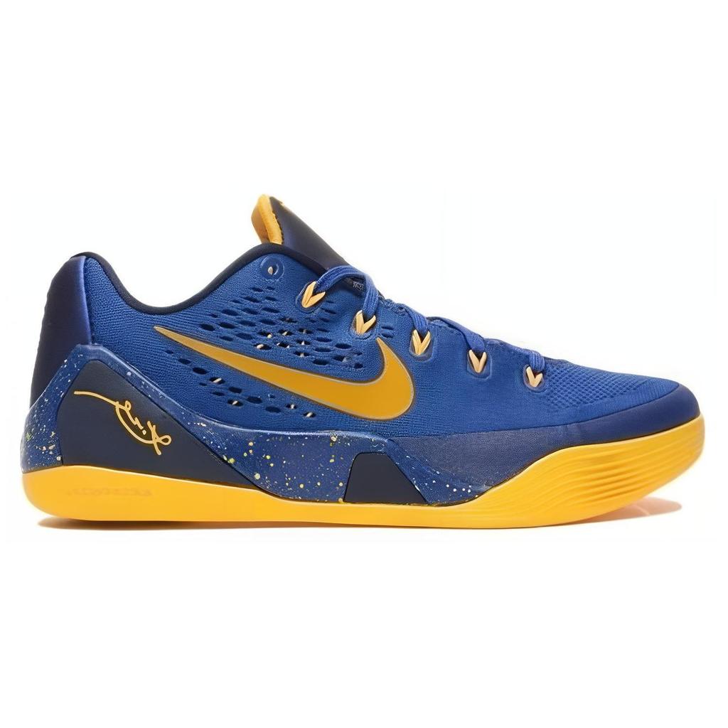 Nike Kobe 9 XDR Gym Blue Scarpe da Basket Uomo sneaker Oro 653972-474