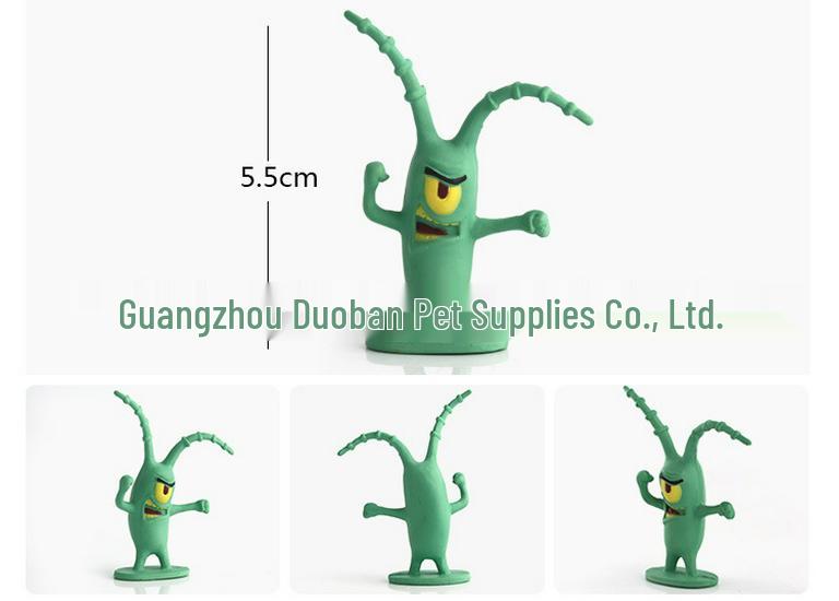 SpongeBob & Friends Cartoon Aquarium Ornaments Set (8 pcs)