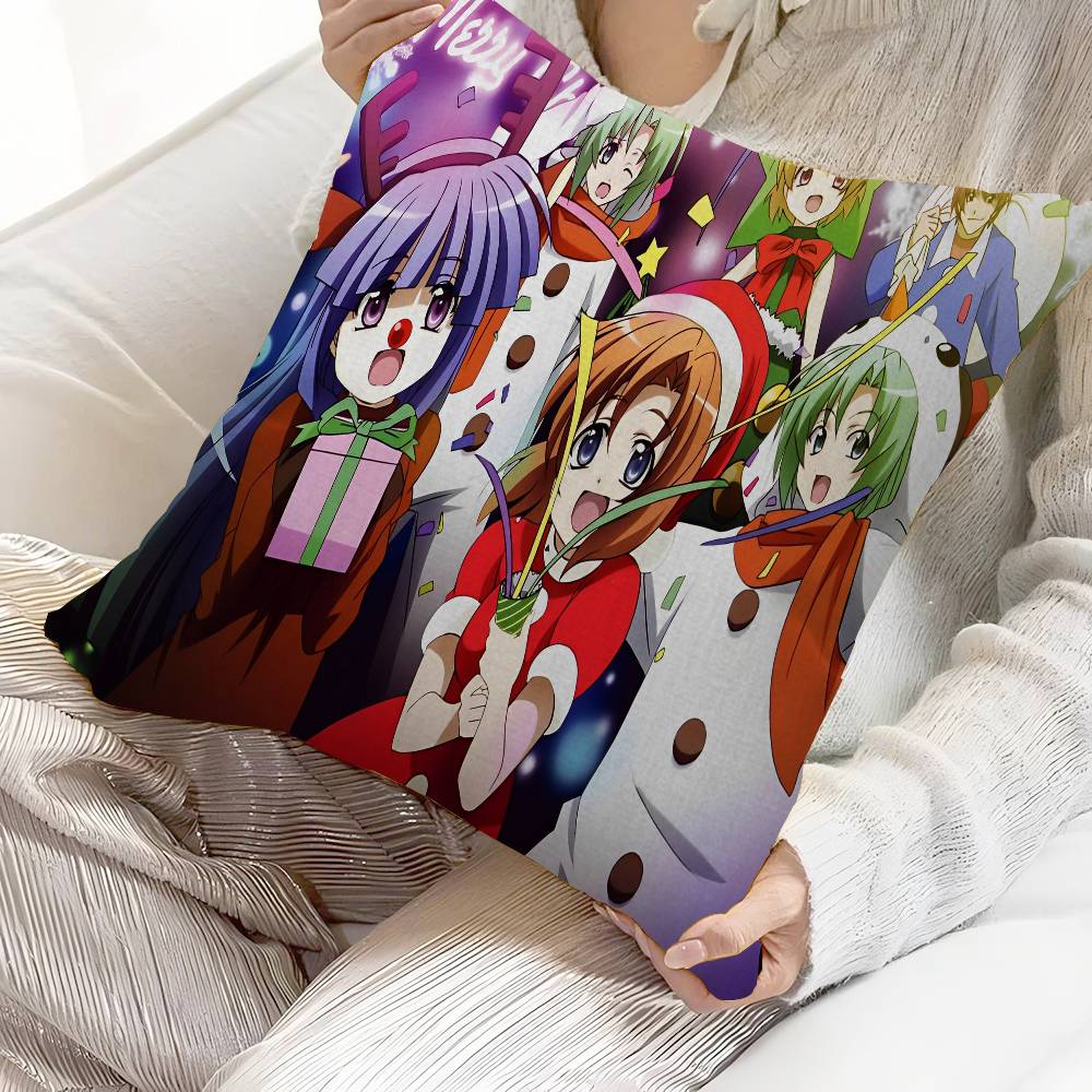 Higurashi no Naku Koro ni Maple Design Cushion Cover Happy Autumn Harvest decor Holiday Decorati Pillow Cover