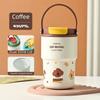 Handle Vacuum Mug 450ML 316 Stainless Steel Thermos Cup Portable Water Bottle  Travel