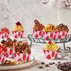 300PCS Pink Strawberry Cupcake Liners Summer Fruit Theme Standard Birthday Cupcake Liners Paper Cups Strawberry Cup Baby Shower