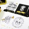 I.I.J Tarot Cards Macabre Tarot Pocket Edition in a Tin Box - Dark Horror Theme, 78 Cards, Tarot Reading Guide Included, Authentic Product