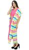 Bimbae Womens Long Cotton Pannel Caftan Designer Collection Beach Cover Up Kaftan