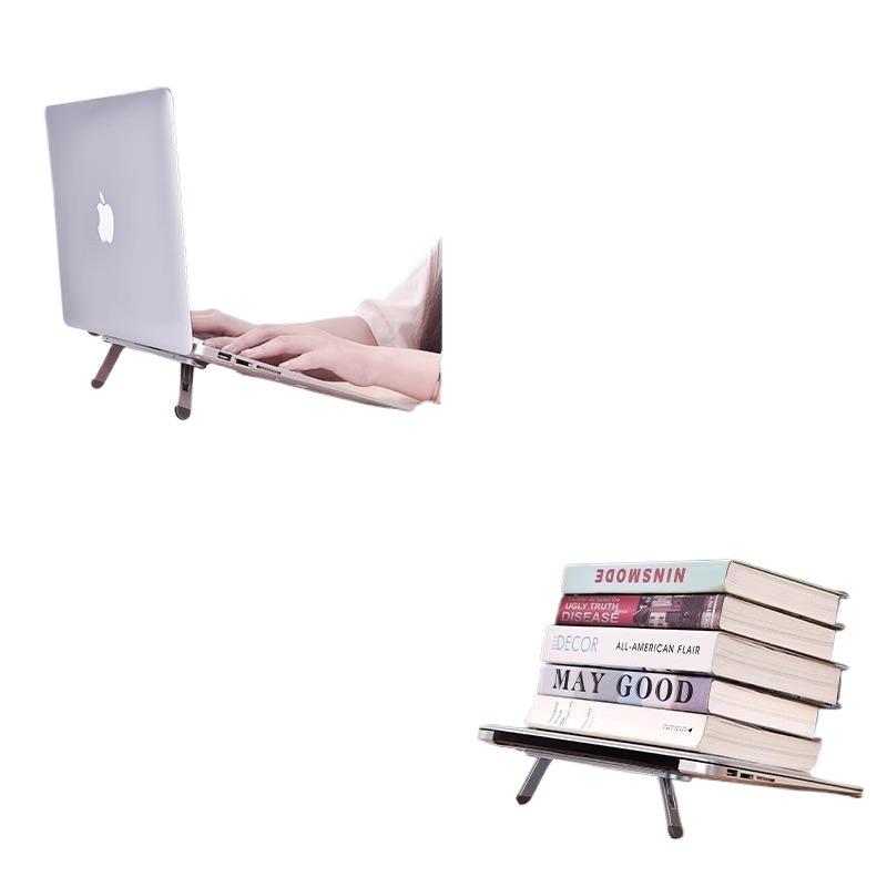 Portable Notebook Cooling Stand with Adjustable Height and Foldable Design