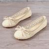 Fashion New Women Flats Shoes Summer Ballet Flats Fashion Bow Women Shoes Slip On Sweet Hollow Flat Shoes Female Zapatos De Mujer