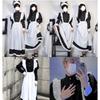 Maid Cosplay One Piece Cosplay Long Skirt British Style Large Size Cultural Festival School Festival Costume Photography Beginner Set Black L [FULINE]