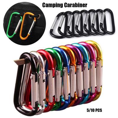 High Quality Equipment Safety Alloy Carabiner Camping Hiking Hook Climbing Buckles Buckle Keychain