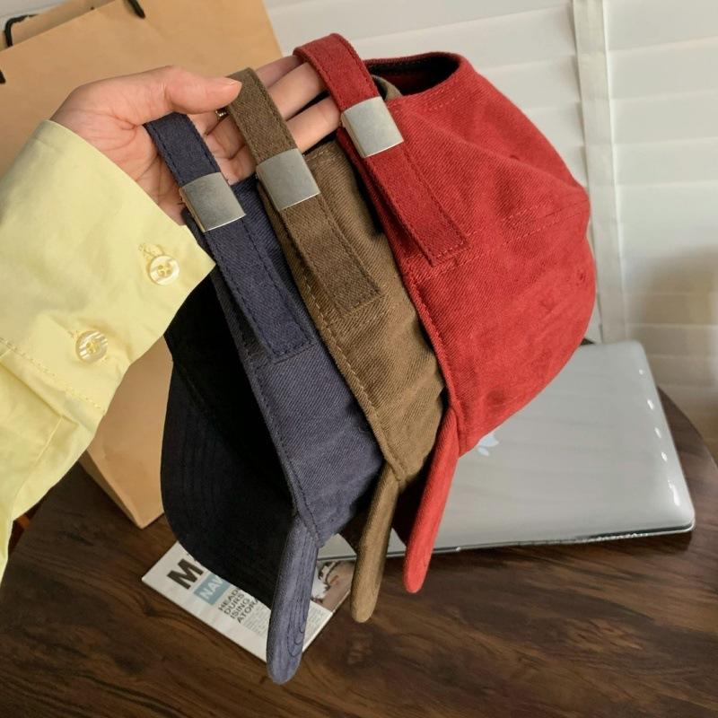 Grinding Craft Baseball Cap Showing Face Small Versatile Casual Hat Men's Cap Women's Tide