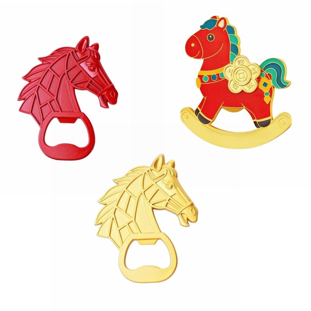 Portable Design Year Of Horse Bottle Opener Novelty New Year Atmosphere  Home Bar