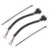 2pcs Tail Light Wiring Harness Plug Fit for Can-Am Outlander Renegade Commander Maverick 2011- 710001645 710002925 710003680