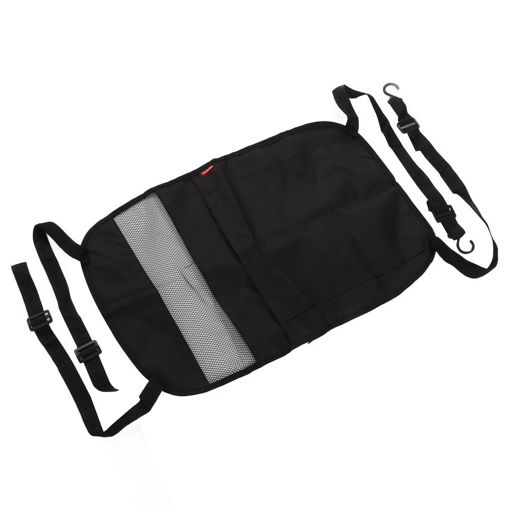 Car Net Pocket Oxford Cloth 59x39cm Black Universal Seat Back Mesh Organizer for Automobiles