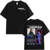 Rapper Morad MDLR Tour Album T Shirt Unisexs Unisex High Quality Cotton Tee Shirt Fashion Hip Hop Short Sleeve Tshirts Streetwear