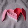 2 Compartments Heart-Shaped Jewelry Box 3D Printed Valentine's Day Gift Box  Desktop