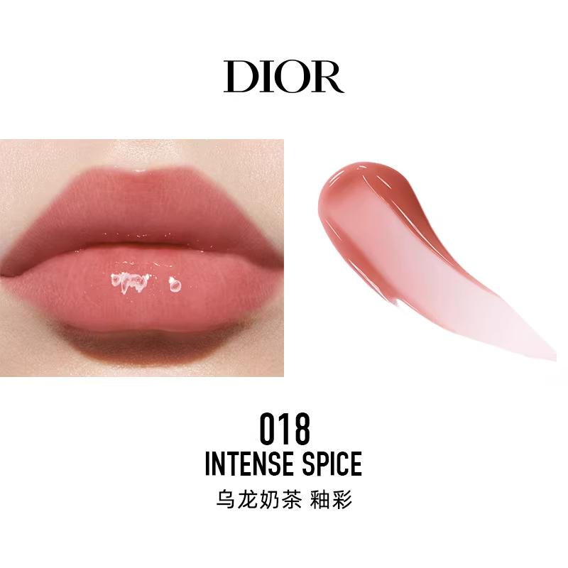 Dior Enchanting Lip Gloss Lipstick Sample Natural Glass Lip Moisturizing Pouty Lip Pseudo No-Makeup Mother's Day Gift for Mom Cosmetics #018 2ml