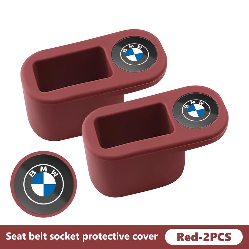 Car Seat Belt Base Anti Scratch Cover Auto Interior Accessories For BMW M F10 F20 F30 F40 F15 F25 F26 F31 F49 E62 E83 E84