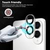 6IN1 Tempered Glass Front Protector for Samsung Galaxy S25 Edge Efficient Unlocking Anti-scratch HD Screen Lens Protective Film