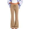 Women's Casual Lined Flared Wide Leg Sweatpants for Jogging and Lounging