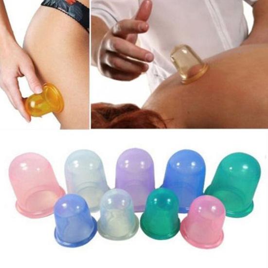1 Pc Silicone Vacuum Massager Anti Cellulite Body Cupping Massage Therapy Cup