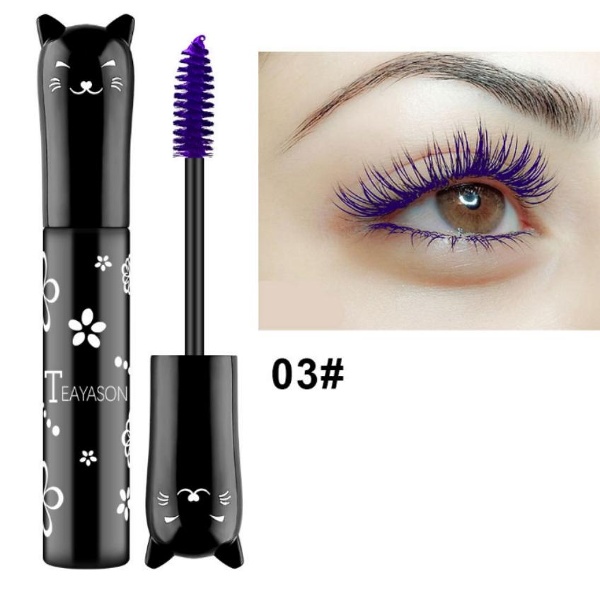 Черный макияж Макияж для глаз Цветная тушь для ресниц Водостойкая Подкручивание ресниц Удлиняющий макияж Ресницы Вечеринка Сцена Подводка для глаз Карандаш для глаз Ручка Красота