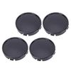 4pcs Wheel Center Caps 64mm Outer Diameter Scratch Proof ABS Replacement for Volvo XC60 2008 2026 Black