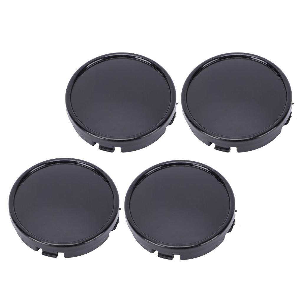 4pcs Wheel Center Caps 64mm Outer Diameter Scratch Proof ABS Replacement for Volvo XC60 2008 2026 Black