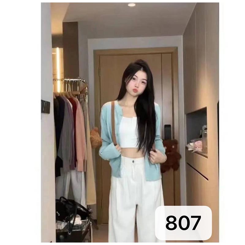 Elegant Sweet-style Knitted Cardigan with Long Sleeves – Youthful Comfortable Fashionable Minimalist Sweet Fresh and Sophisticated