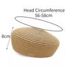 Solid Women's Straw Pillbox Hat Structured Crown Painter Hat New Round Dress Hat  Formal Occasions