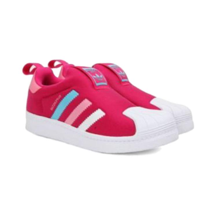 Adidas Originals Superstar 360 Comfortable Casual Low-Top Sneakers Kids Sneakers Red Blue Pink BA8047
