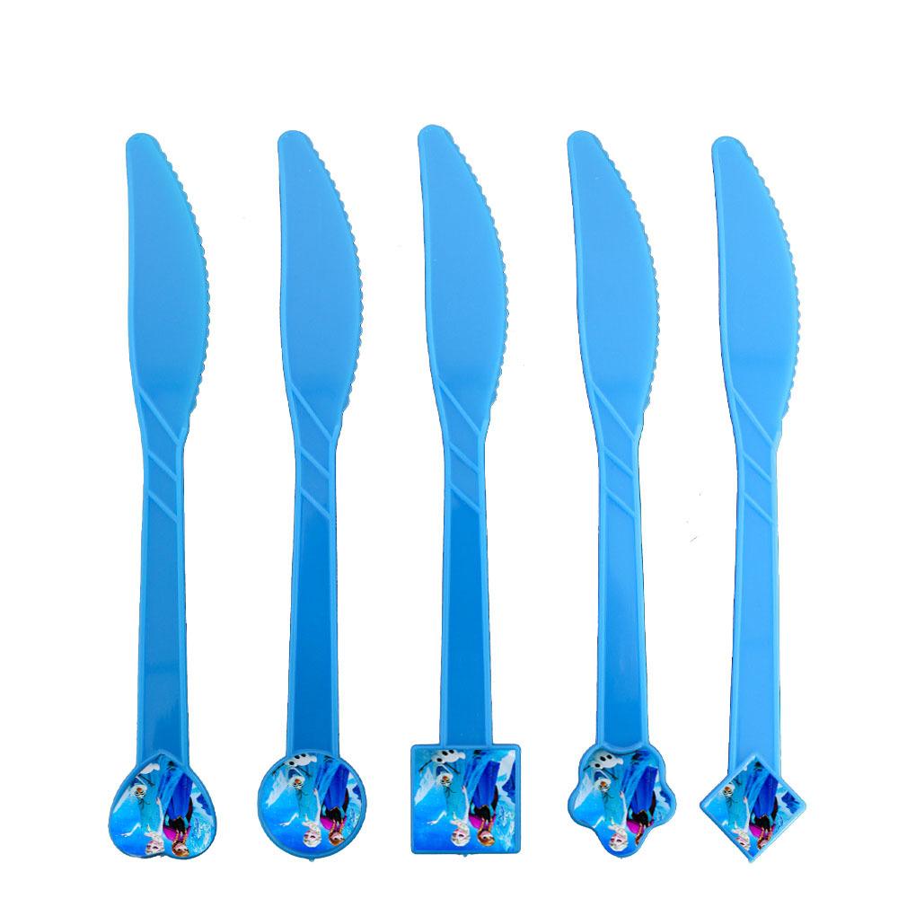 Frozen Birthday Party Supplies Disposable Cutlery Paper Plates Paper Cups Tissue Girls Birthday Party Decorations