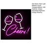 Neonlichtschild Personalisiertes LED-Neonlicht Großes LED-Neonschild für Restaurant Esszimmer Büro Wanddeko