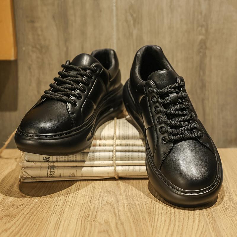 Fashion Leather Shoes For Man Genuine Leather Casual Shoes Fashion Business Oxford Shoes High Quality Designer Work Shoes