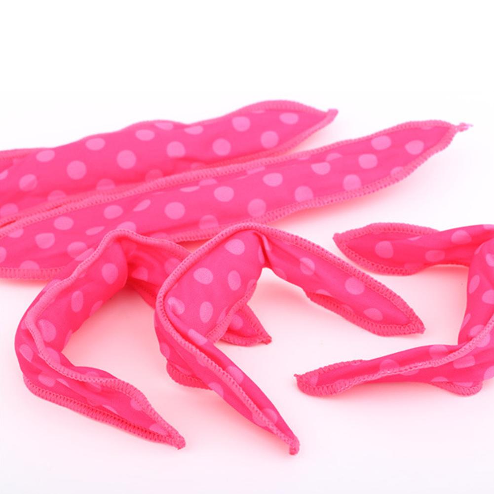 12Pcs/bag Curler Rollers DIY Night Sleep Foam Hair Curler Soft Satin Sponge Pillow Hair Rollers No Heat Household Styling Tools