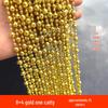 8+4mm Earth Bead Acrylic Chain for Wedding Decor, Christmas Tree, and DIY Jewelry