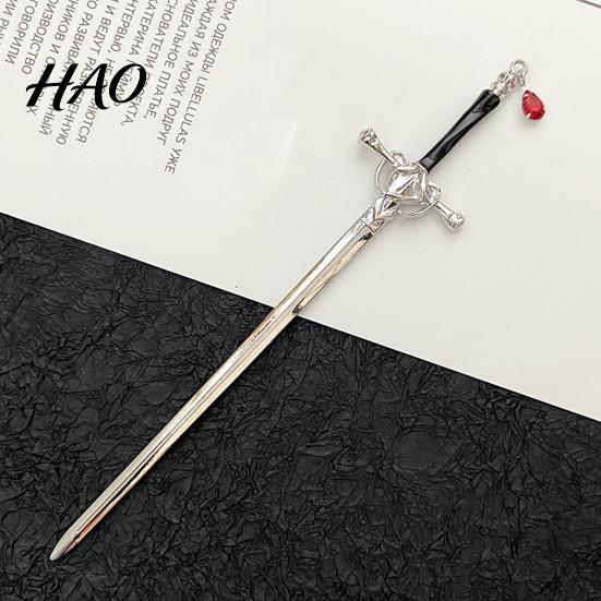 Lady Hairpin Ladies Ancient Sword Bright Luster Plating Smooth Wedding Hair Stick Surface Chinese Anti Fall Accessories