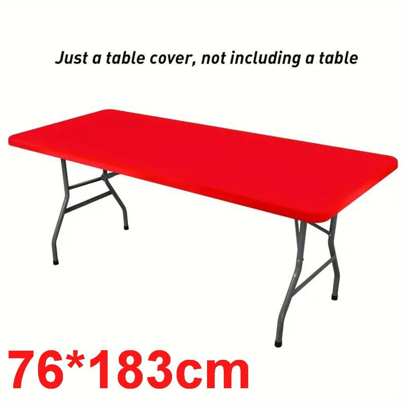 Spandex Tablecloth Elastic Fitted Stretch Rectangular Tablecloth Washable And Wrinkle Resistant Patio Table Cover