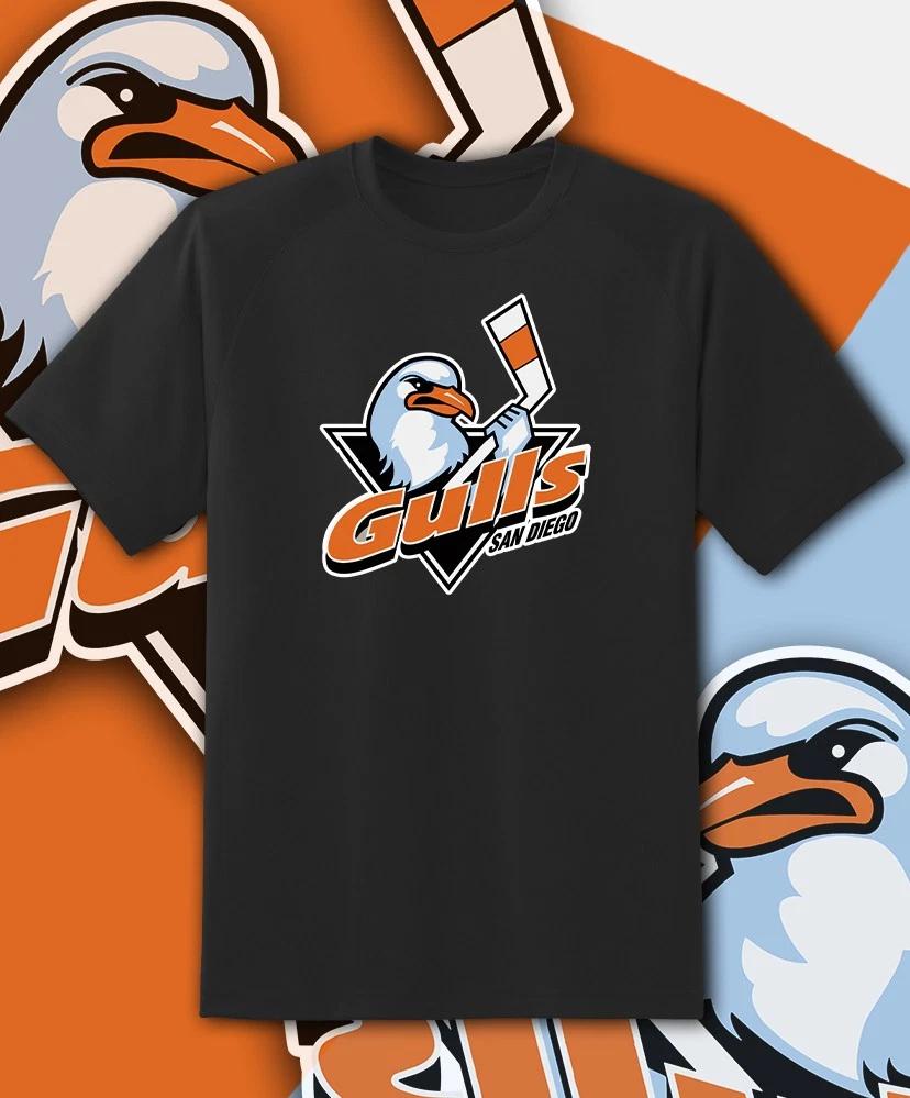San Diego Gulls Team logo shirt Adult and Youth Sizes S-6XL Tracking!! 3XL