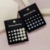 114pcs Minimalist Colored Stud Earrings Set for Women Vintage Elegant Beads Earring Dates Vacations Daily Wear Jewelry Gift 2026