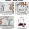 Newton Cradle Balance Ball 5 Physical Swinging Magnetic Balls Newton Pendulum for Educational Science Office Desk