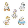 10-30Pcs Cute Duck Enamel Badges Pins Diversity Random Bandana Duck Badge Animal Metal Pin For Backpack Clothes Decorate Jewelry