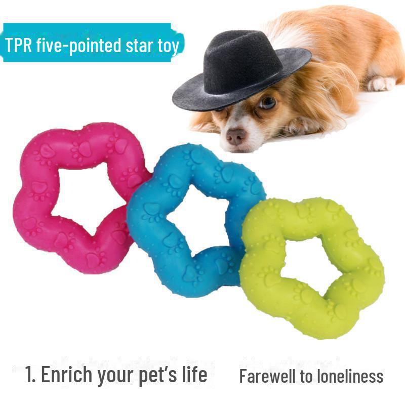 

Игрушка для жевания Pet TPR Star Rubber Dog