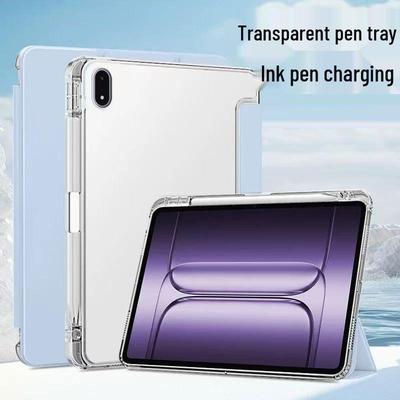 Samsung Tab S10 Lite Silicone Case with Pen Slot - Transparent