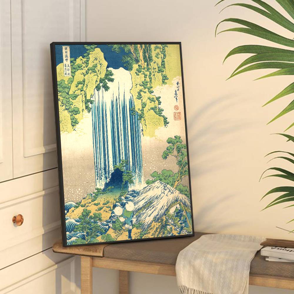 Hokusai Ohara Koson Japanese Art Whitepaper Poster Waterproof Paper Sticker Coffee House Bar Aesthetic Art Wall Painting