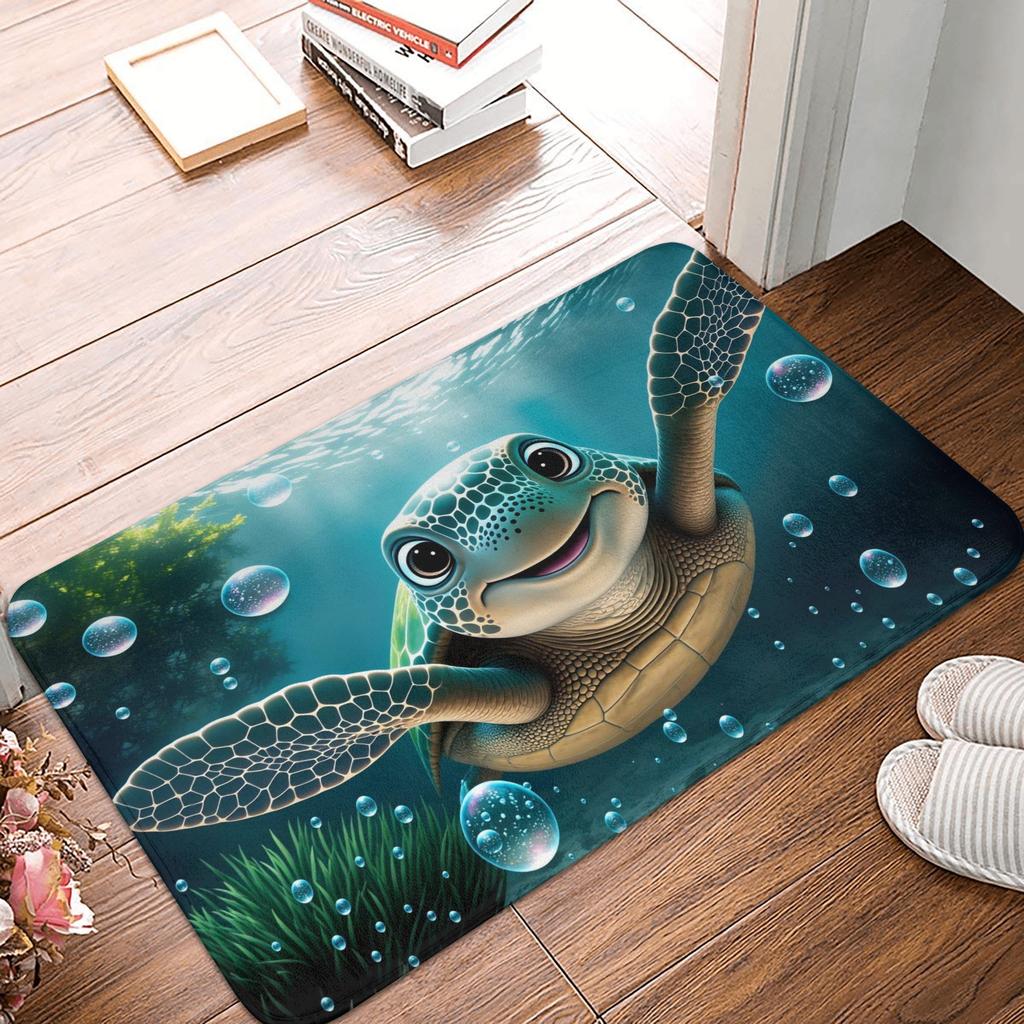 Summer Pool Beach Ball Design Gift Doormat Anti-Slip Kitchen Bathroom Mat Living Room Floor Door Entrance Carpet Rug