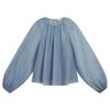 Womens/Ladies Crew Neck Balloon Sleeve Blouse