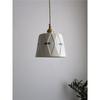 Retro Japanese Brass Glazed Ceramic Pendant Light for Bedroom, Dining, Bar, or Bay Window