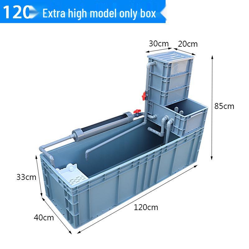 Enhanced Turtle Tank with Filter and Water Change System