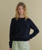 TTUDEMENT Essential Crewneck Sweater_Navy