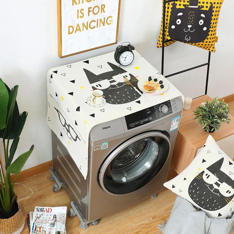 Protiprachový kryt pro tisk kreslených vzorů pro pračku s lednicí